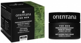 ORIENTANA For Men przeciwzmarszczkowy krem do twarzy bambus i żeń-szeń 50 ml