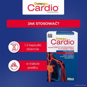 Omega Cardio + czosnek 60 kapsułek
