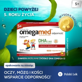 Omegamed Odporność 5+ Syrop w kapsułkach 30 sztuk