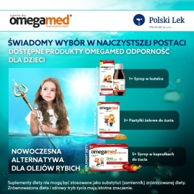 Omegamed Odporność 5+ Syrop w kapsułkach 30 sztuk