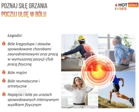 PLASTER ROZGRZEWAJĄCY HOT PLAST FORTE 9cm x 14 cm 1 sztuka