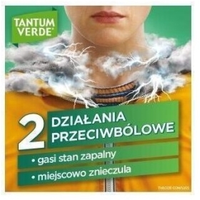 Pastylki Tantum Verde smak miodowo-pomarańczowy 20 pastylek
