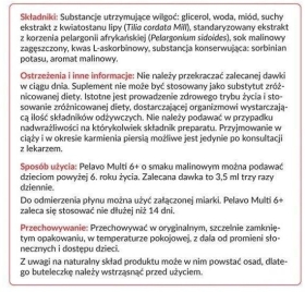 Pelavo Multi 6+ przeziębienie i grypa 120 ml