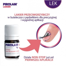Pirolam lakier do paznokci leczniczy 0,08 g/g 4 g
