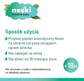 Plastry aromatyczne Noski plastry 6 sztuk