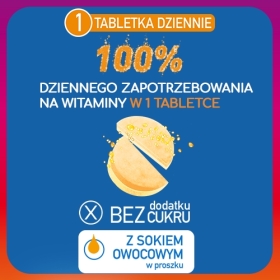 Plusssz 100% Multiwitamina + Potas 20 tabletek musujących