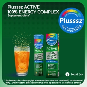 Plusssz Active 100% Energy Complex 20 tabletek musujących