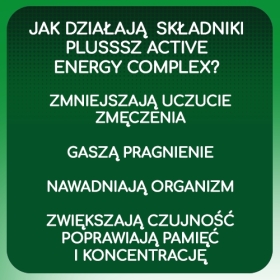 Plusssz Active 100% Energy Complex 20 tabletek musujących