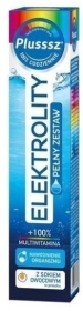 Plusssz Elektrolity+100% Multiwitamina 24 tabletki musujące