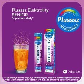 Plusssz Elektrolity Senior Complex 24 tabletki musujące