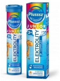 Plusssz Junior Elektrolity Complex 20 tabletek musujących