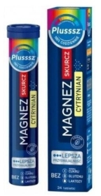 Plusssz Magnez Skurcz cytrynian 24 tabletki musujące