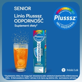 Plusssz Odporność Senior 100% Complex 20 tabletek musujących