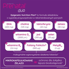 Prenatal DUO 30 kapsułek + 60 kapsułek