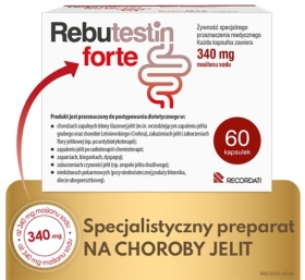Rebutestin forte 340 mg 60 kapsułek