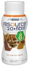Resource 2.0 FIBRE o smaku kawowym płyn 4 x 200 ml