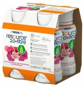 Resource 2.0 FIBRE o smaku owoców leśnych płyn 4 x 200 ml