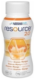 Resource 2.0 o smaku ananas-mango płyn 4 x 200 ml