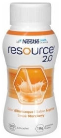 Resource 2.0 o smaku morelowym płyn 4 x 200 ml