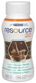 Resource 2.0 smak czekoladowo-miętowy płyn 4 x 200 ml