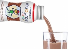 Resource Junior Płyn o smaku czekoladowym 4 x 200 ml
