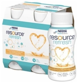Resource Refresh płyn o smaku herbaty brzoskwiniowo-miętowej 4 x 200 ml