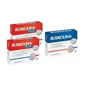 Ruskolina Plus 30 kapsułek x 2op. + Ruskolina 30 kapsułek