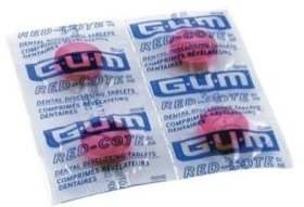 Sunstar GUM Red-Cote Tabletki wybarwiające płytkę nazębną 12szt