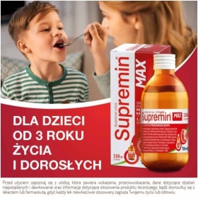 Supremin MAX syrop 1,5 mg/ml 150 ml