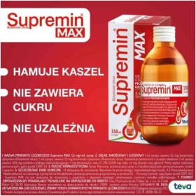 Supremin MAX syrop 1,5 mg/ml 150 ml