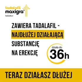Tadalafil Maxigra bez recepty na erekcję 10mg 2 tabletki Wielopak x3
