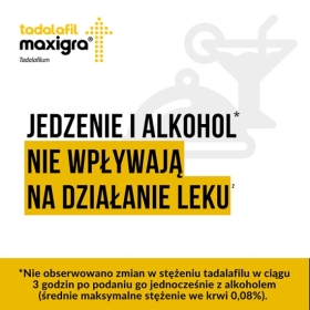 Tadalafil Maxigra bez recepty na erekcję 10mg 2 tabletki Wielopak x3