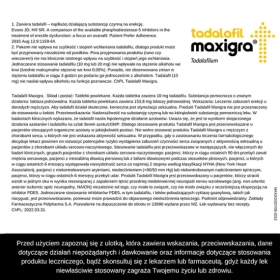 Tadalafil Maxigra bez recepty na erekcję 10mg 2 tabletki Wielopak x3