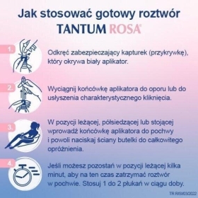 Tantum Rosa roztwór dopochwowy 1mg/ml 5 butelek po 140 ml