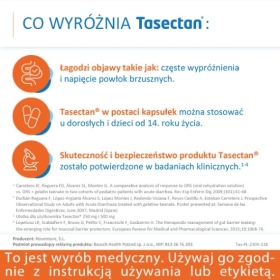 Tasectan 500 mg 15 kapsułek na biegunkę