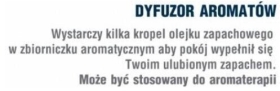 Tech-med ultradźwiękowy nawilżacz powietrza lotos czarny 1 sztuka