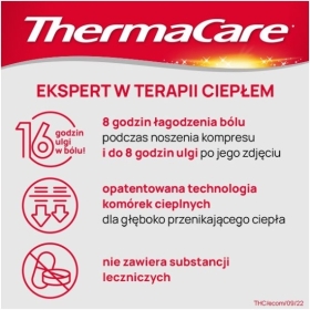 ThermaCare Kompresy rozgrzewające na plecy i biodra 2 sztuki