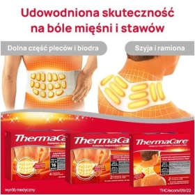 ThermaCare Kompresy rozgrzewające na plecy i biodra 2 sztuki