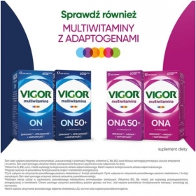 VIGOR ONA 50+ suplement multiwitamina 60 tabletek