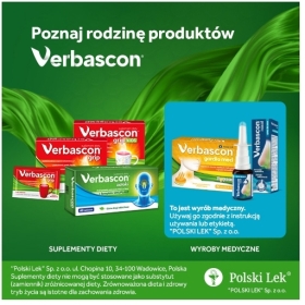 Verbascon Gardło Med pastylki do ssania 24 sztuki