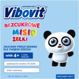 Vibovit Bezcukrowe Misio Żelki 30 sztuk