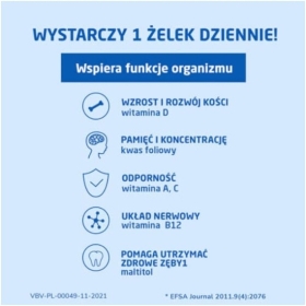 Vibovit Bezcukrowe Misio Żelki 30 sztuk