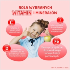 Vibovit Junior Witaminy + Żelazo 30 tabletek do ssania