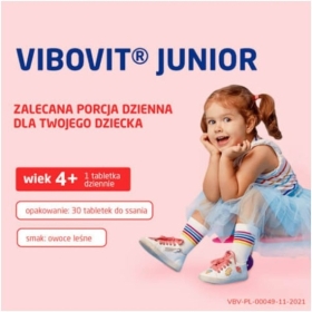 Vibovit Junior Witaminy + Żelazo 30 tabletek do ssania