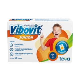 Vibovit Junior o smaku truskawkowym 14 saszetek