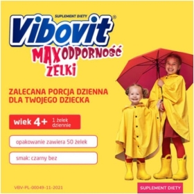Vibovit Max Odporność żelki 50 sztuk