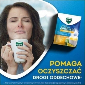Vicks AntiGrip Complex Cytrynowy 10 saszetek