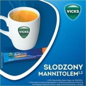 Vicks Antigrip Zatoki i Katar 10 saszetek