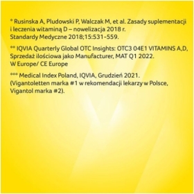 Vigantoletten Max 2000 j.m. Witamina D3 120 kapsułek