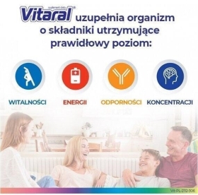 Vitaral 60 tabletek + 10 tabletek
